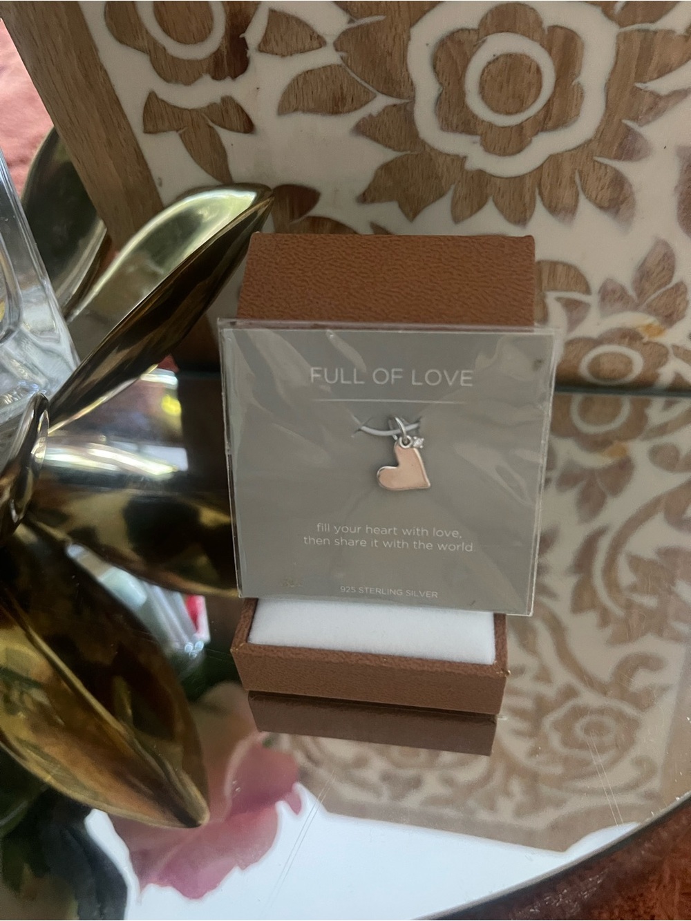 Origami Owl Heart Pendant Necklace